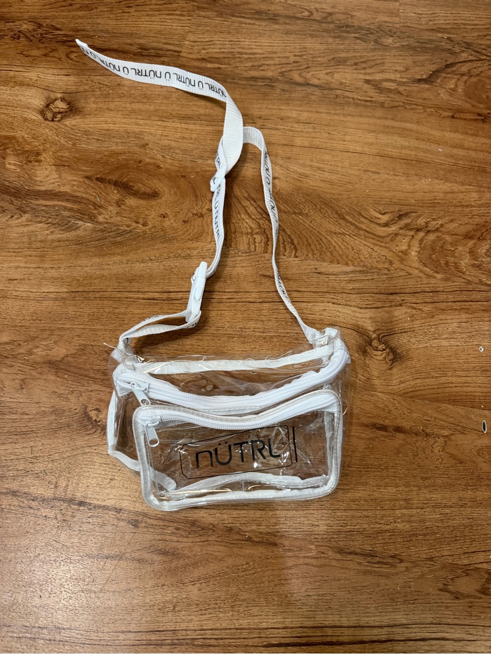 Clear White Crossbody Bag